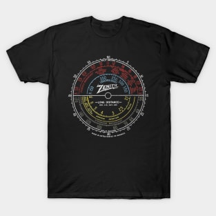 Vintage Retro Radio Dial Ham Radio Zenith Dial T-Shirt